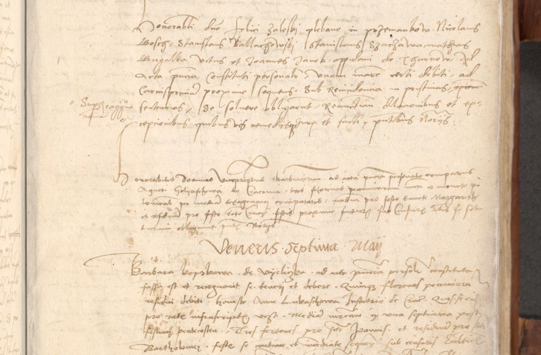 Zdjęcie nr 20 dla obiektu archiwalnego: Acta obligationum coram reverendo patre domino Thoma Rosnowsky canonico et officiali generali Cracoviensi ad annum Domini 1518