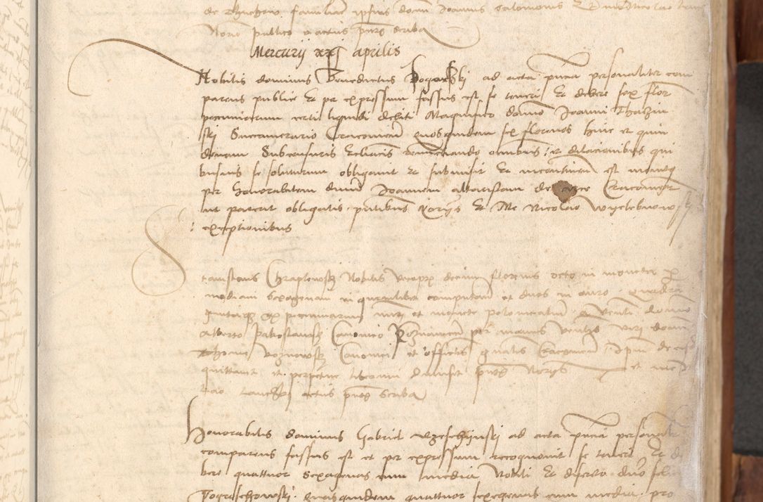 Zdjęcie nr 16 dla obiektu archiwalnego: Acta obligationum coram reverendo patre domino Thoma Rosnowsky canonico et officiali generali Cracoviensi ad annum Domini 1518