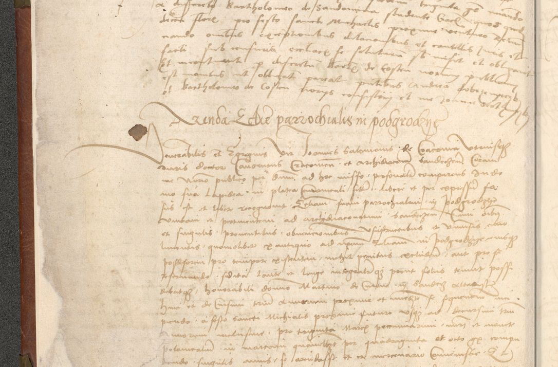 Zdjęcie nr 15 dla obiektu archiwalnego: Acta obligationum coram reverendo patre domino Thoma Rosnowsky canonico et officiali generali Cracoviensi ad annum Domini 1518