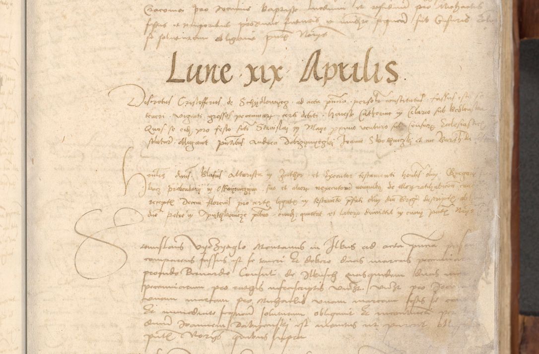 Zdjęcie nr 14 dla obiektu archiwalnego: Acta obligationum coram reverendo patre domino Thoma Rosnowsky canonico et officiali generali Cracoviensi ad annum Domini 1518