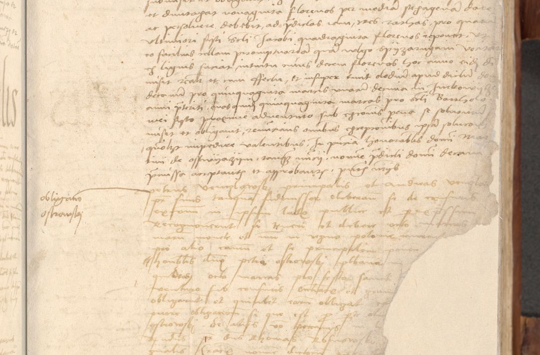Zdjęcie nr 12 dla obiektu archiwalnego: Acta obligationum coram reverendo patre domino Thoma Rosnowsky canonico et officiali generali Cracoviensi ad annum Domini 1518