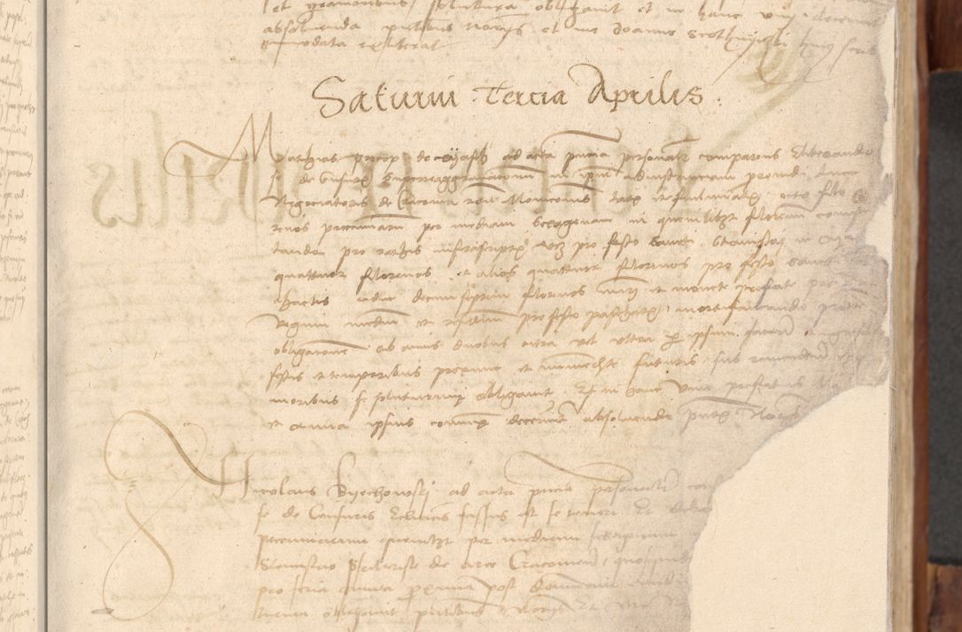 Zdjęcie nr 10 dla obiektu archiwalnego: Acta obligationum coram reverendo patre domino Thoma Rosnowsky canonico et officiali generali Cracoviensi ad annum Domini 1518
