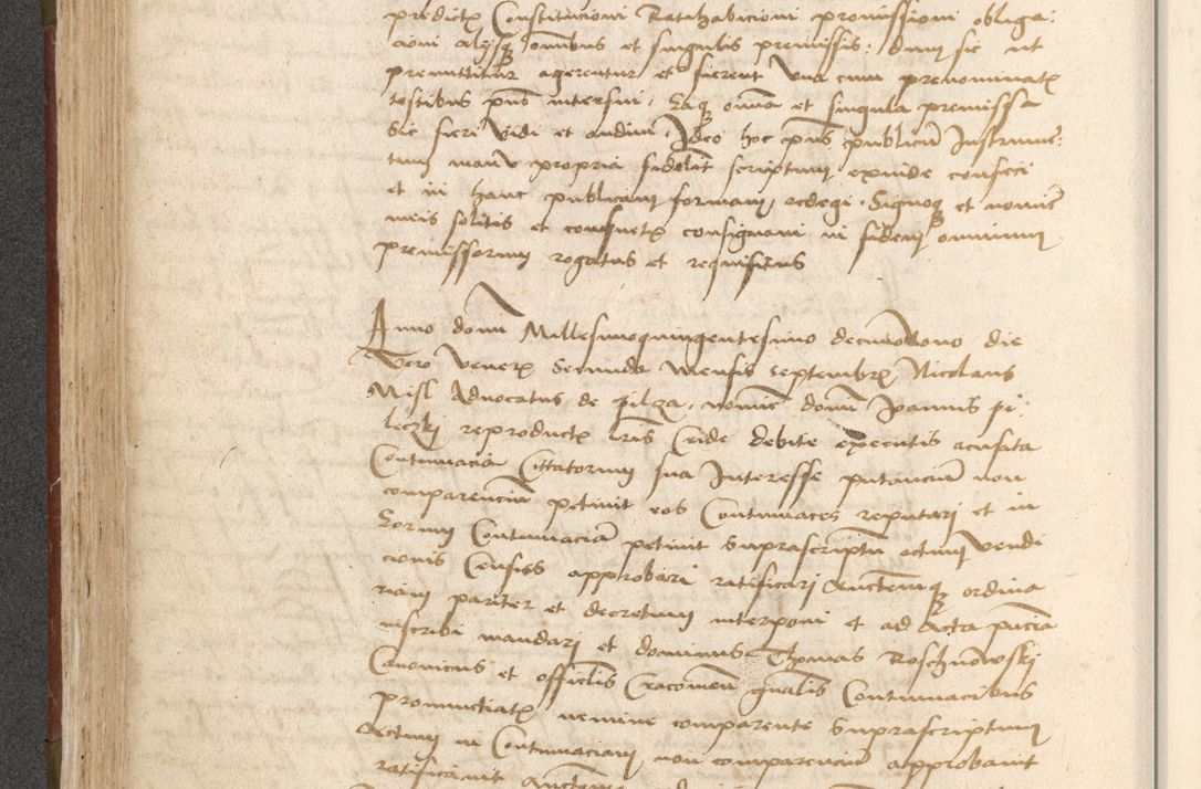 Zdjęcie nr 205 dla obiektu archiwalnego: Acta obligationum coram reverendo patre domino Thoma Rosnowsky canonico et officiali generali Cracoviensi ad annum Domini 1518