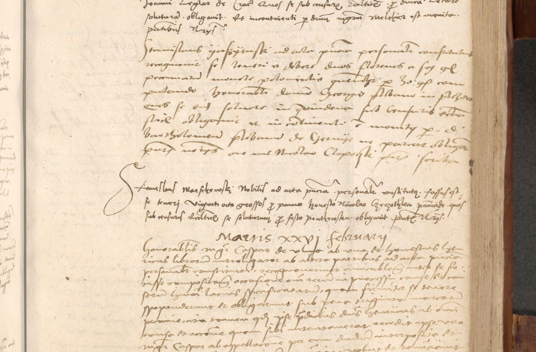 Zdjęcie nr 402 dla obiektu archiwalnego: Acta obligationum coram reverendo patre domino Thoma Rosnowsky canonico et officiali generali Cracoviensi ad annum Domini 1518