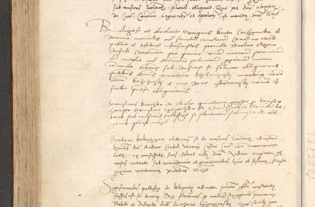 Zdjęcie nr 397 dla obiektu archiwalnego: Acta obligationum coram reverendo patre domino Thoma Rosnowsky canonico et officiali generali Cracoviensi ad annum Domini 1518