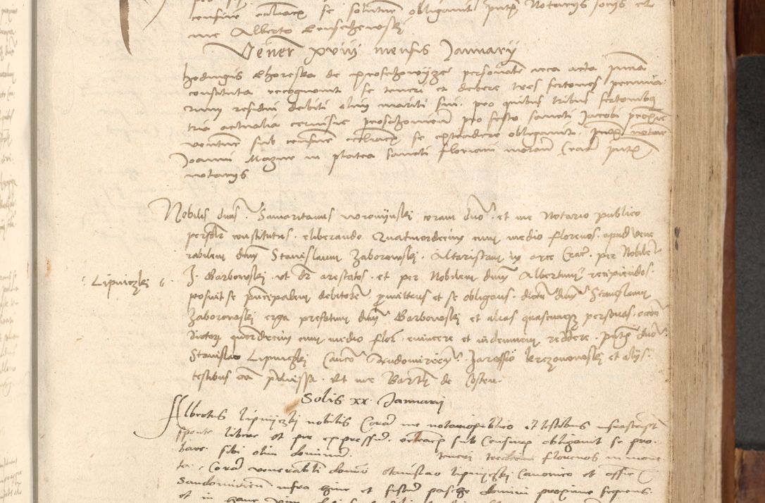 Zdjęcie nr 390 dla obiektu archiwalnego: Acta obligationum coram reverendo patre domino Thoma Rosnowsky canonico et officiali generali Cracoviensi ad annum Domini 1518