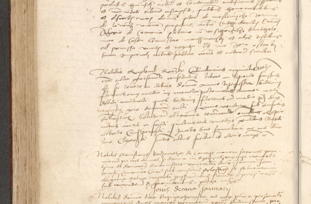 Zdjęcie nr 387 dla obiektu archiwalnego: Acta obligationum coram reverendo patre domino Thoma Rosnowsky canonico et officiali generali Cracoviensi ad annum Domini 1518