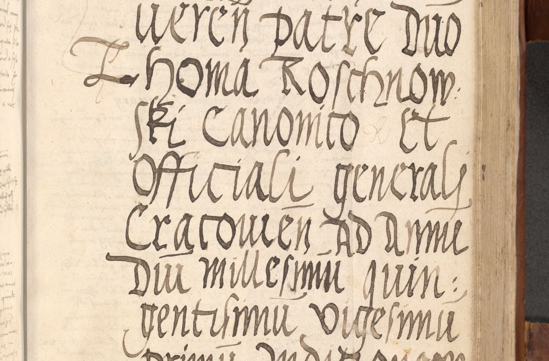 Zdjęcie nr 382 dla obiektu archiwalnego: Acta obligationum coram reverendo patre domino Thoma Rosnowsky canonico et officiali generali Cracoviensi ad annum Domini 1518