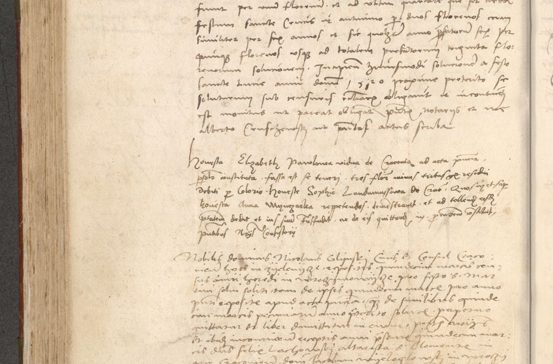 Zdjęcie nr 381 dla obiektu archiwalnego: Acta obligationum coram reverendo patre domino Thoma Rosnowsky canonico et officiali generali Cracoviensi ad annum Domini 1518
