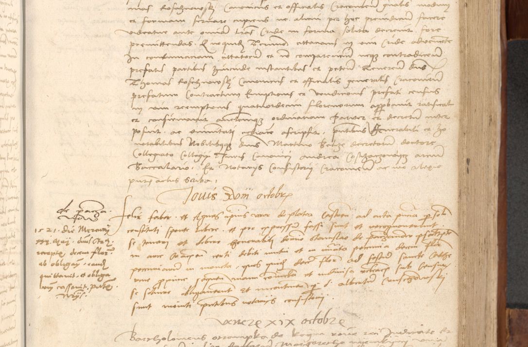 Zdjęcie nr 360 dla obiektu archiwalnego: Acta obligationum coram reverendo patre domino Thoma Rosnowsky canonico et officiali generali Cracoviensi ad annum Domini 1518