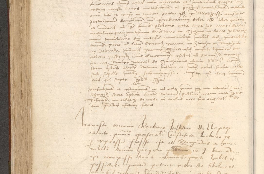 Zdjęcie nr 353 dla obiektu archiwalnego: Acta obligationum coram reverendo patre domino Thoma Rosnowsky canonico et officiali generali Cracoviensi ad annum Domini 1518