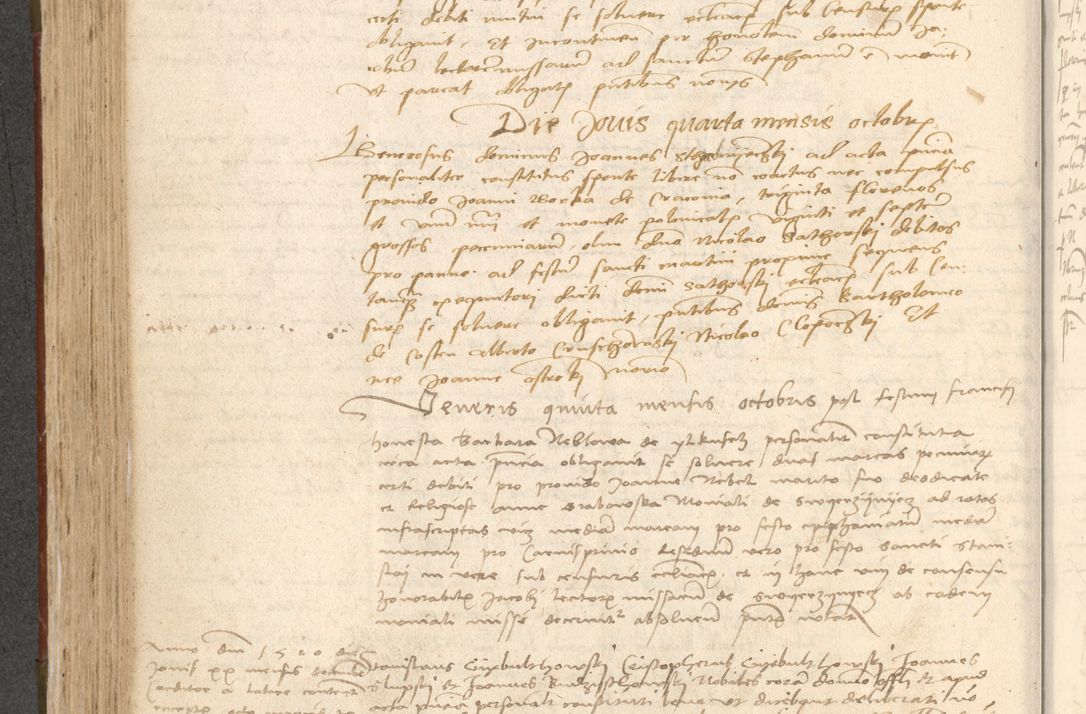 Zdjęcie nr 351 dla obiektu archiwalnego: Acta obligationum coram reverendo patre domino Thoma Rosnowsky canonico et officiali generali Cracoviensi ad annum Domini 1518