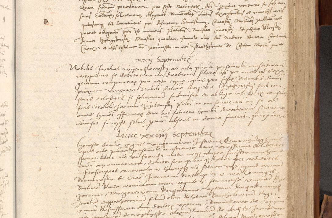 Zdjęcie nr 348 dla obiektu archiwalnego: Acta obligationum coram reverendo patre domino Thoma Rosnowsky canonico et officiali generali Cracoviensi ad annum Domini 1518
