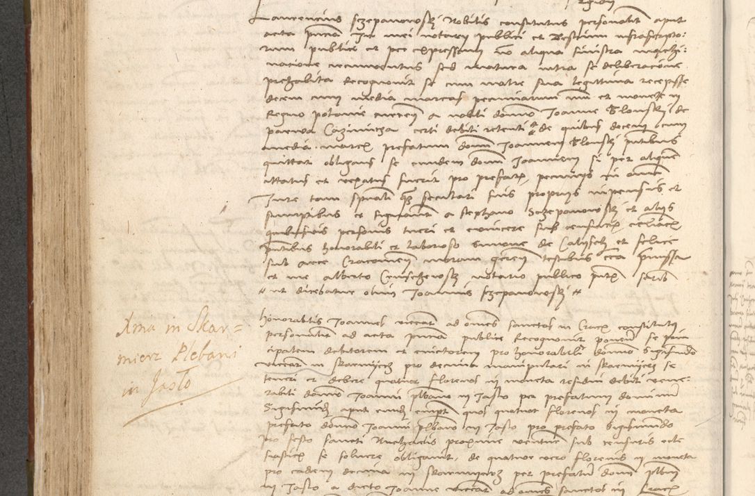 Zdjęcie nr 345 dla obiektu archiwalnego: Acta obligationum coram reverendo patre domino Thoma Rosnowsky canonico et officiali generali Cracoviensi ad annum Domini 1518