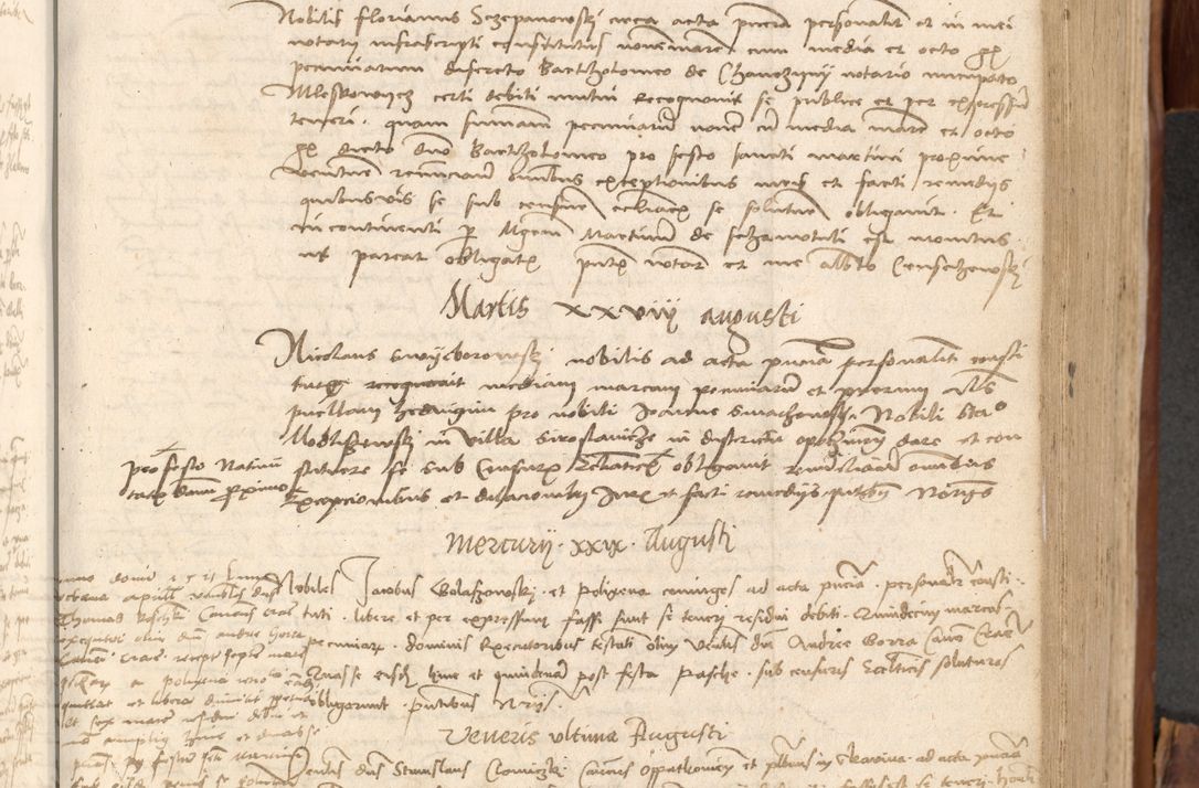 Zdjęcie nr 344 dla obiektu archiwalnego: Acta obligationum coram reverendo patre domino Thoma Rosnowsky canonico et officiali generali Cracoviensi ad annum Domini 1518