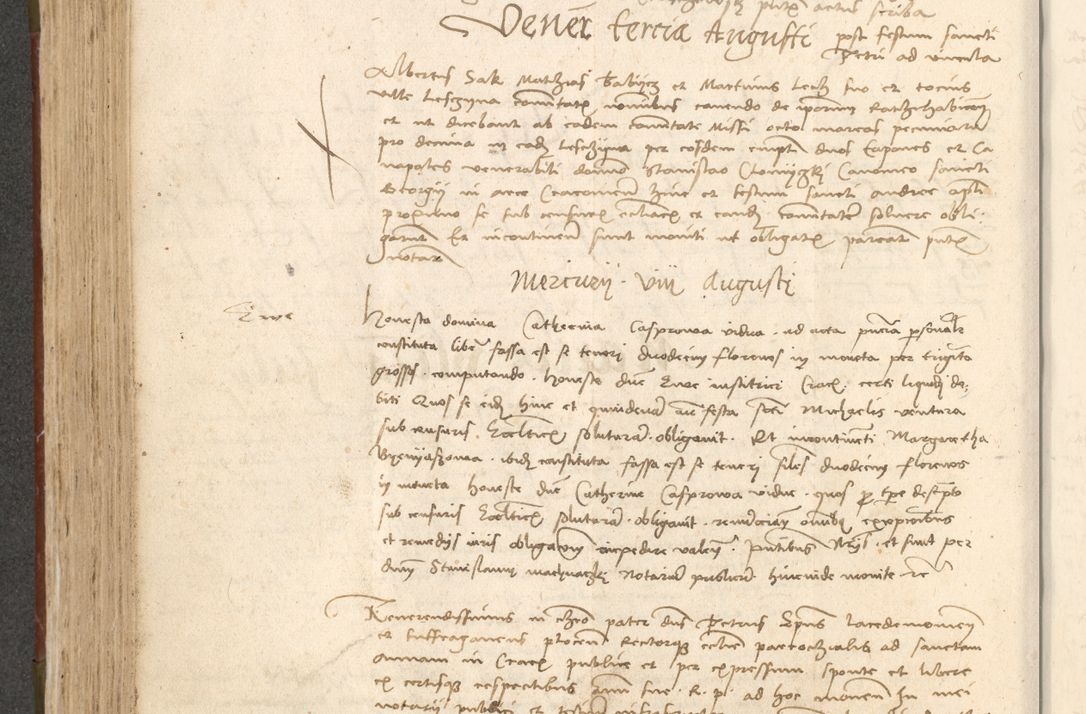Zdjęcie nr 341 dla obiektu archiwalnego: Acta obligationum coram reverendo patre domino Thoma Rosnowsky canonico et officiali generali Cracoviensi ad annum Domini 1518