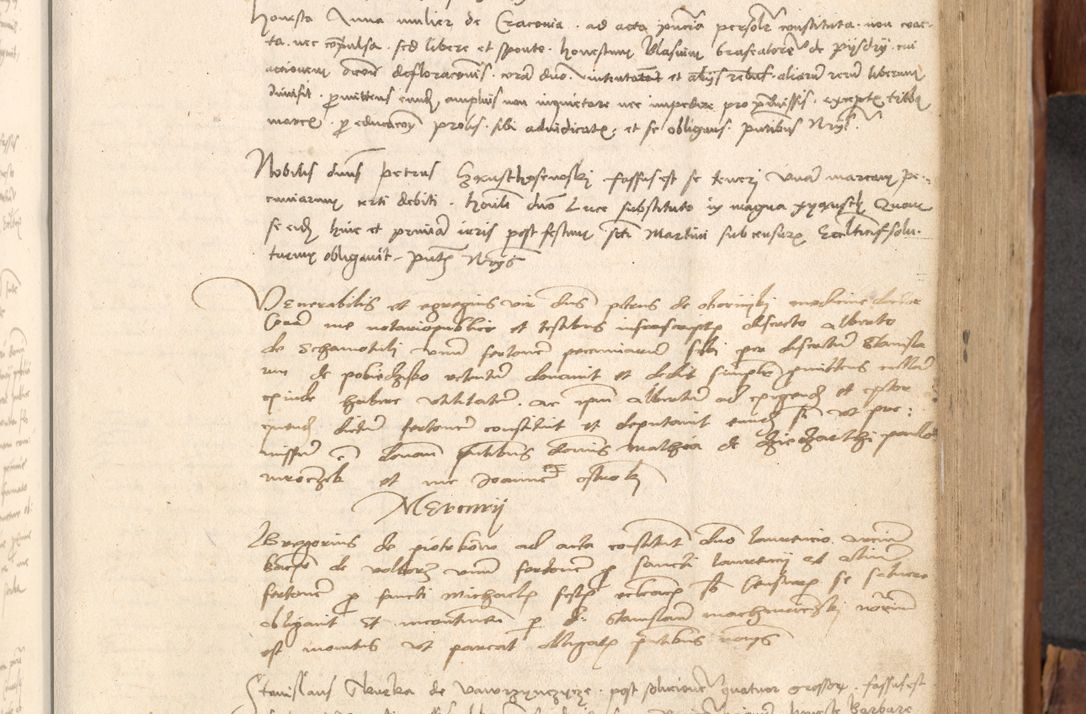 Zdjęcie nr 336 dla obiektu archiwalnego: Acta obligationum coram reverendo patre domino Thoma Rosnowsky canonico et officiali generali Cracoviensi ad annum Domini 1518