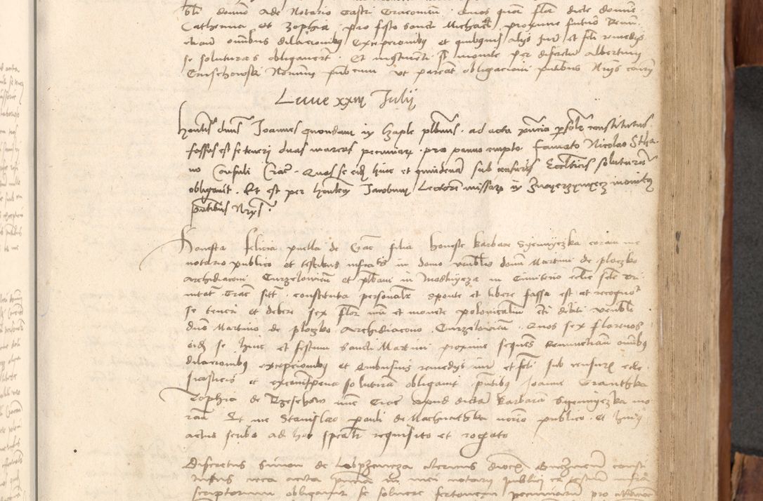 Zdjęcie nr 338 dla obiektu archiwalnego: Acta obligationum coram reverendo patre domino Thoma Rosnowsky canonico et officiali generali Cracoviensi ad annum Domini 1518