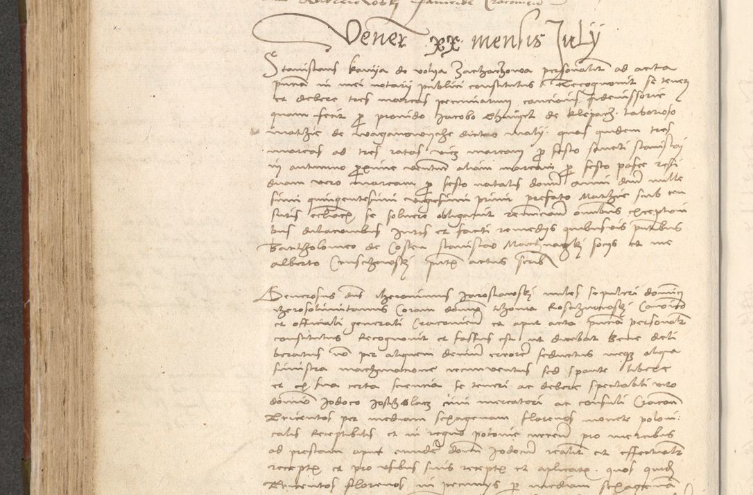 Zdjęcie nr 337 dla obiektu archiwalnego: Acta obligationum coram reverendo patre domino Thoma Rosnowsky canonico et officiali generali Cracoviensi ad annum Domini 1518