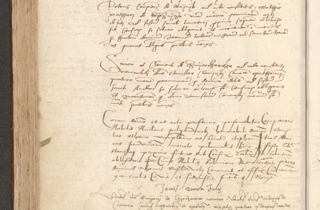 Zdjęcie nr 329 dla obiektu archiwalnego: Acta obligationum coram reverendo patre domino Thoma Rosnowsky canonico et officiali generali Cracoviensi ad annum Domini 1518