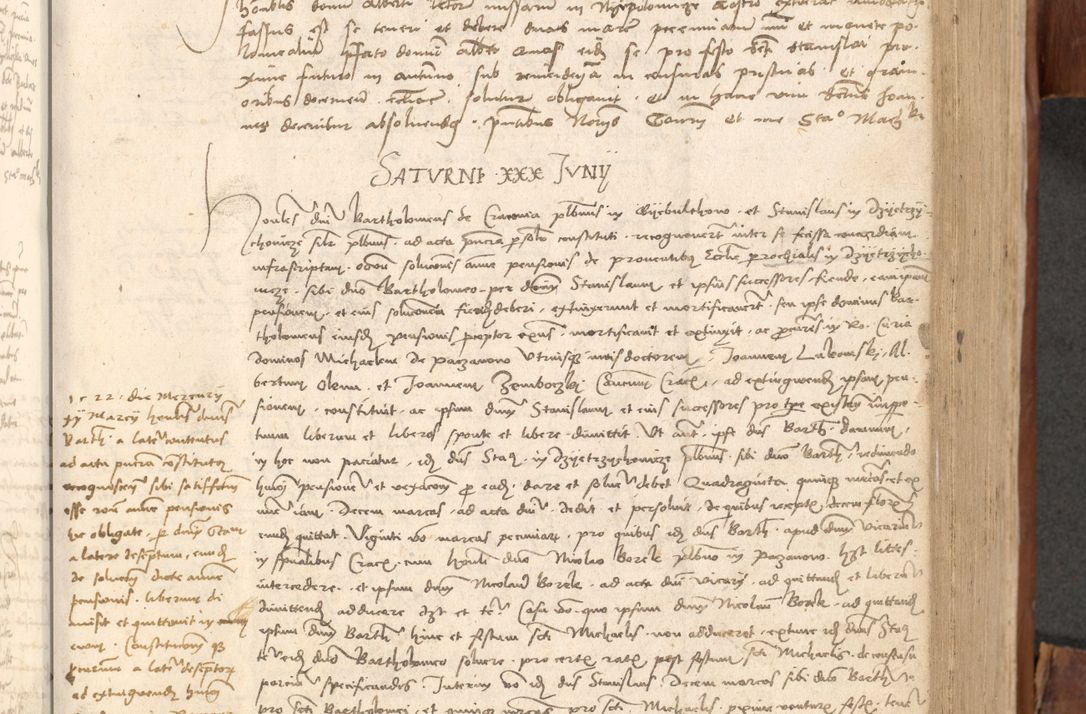Zdjęcie nr 328 dla obiektu archiwalnego: Acta obligationum coram reverendo patre domino Thoma Rosnowsky canonico et officiali generali Cracoviensi ad annum Domini 1518