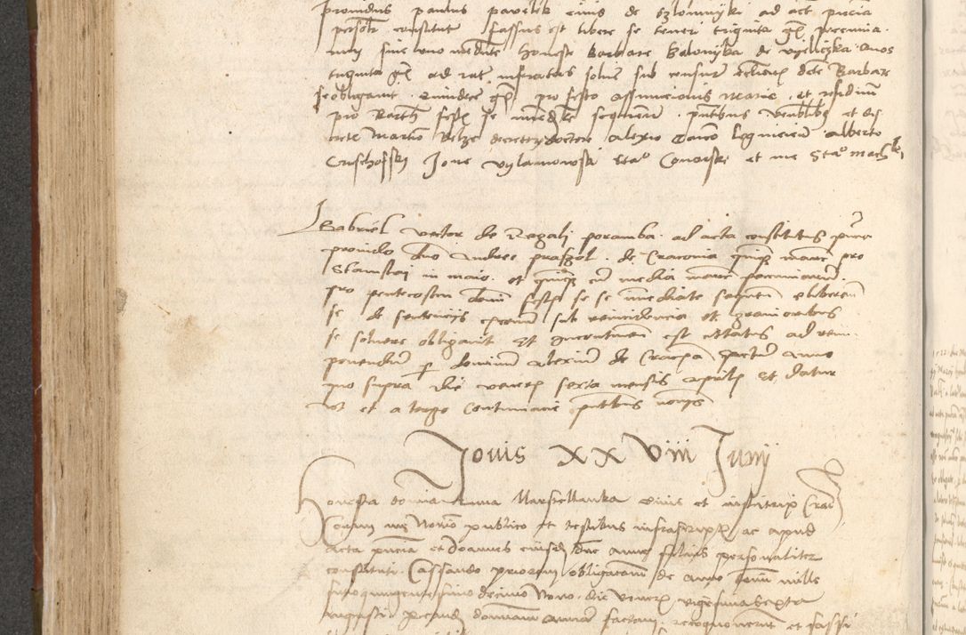 Zdjęcie nr 327 dla obiektu archiwalnego: Acta obligationum coram reverendo patre domino Thoma Rosnowsky canonico et officiali generali Cracoviensi ad annum Domini 1518