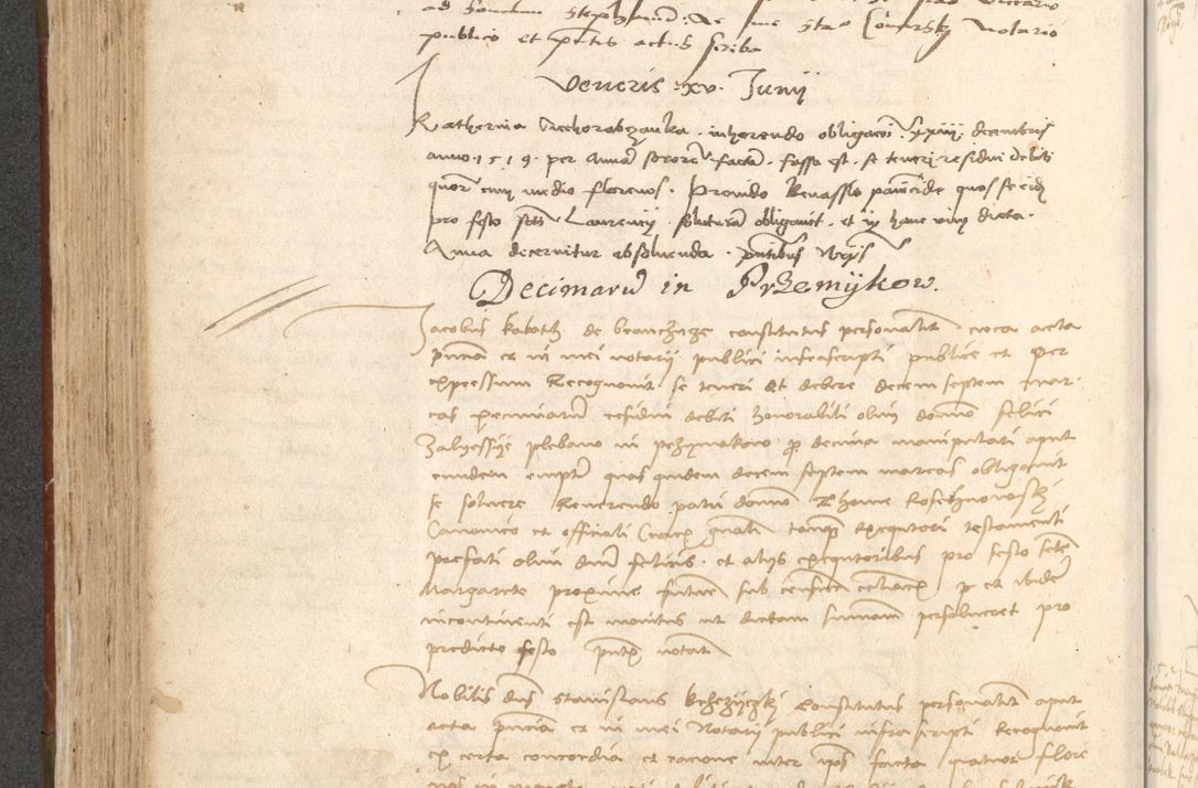 Zdjęcie nr 321 dla obiektu archiwalnego: Acta obligationum coram reverendo patre domino Thoma Rosnowsky canonico et officiali generali Cracoviensi ad annum Domini 1518