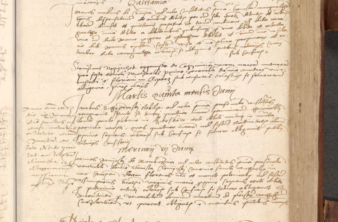 Zdjęcie nr 318 dla obiektu archiwalnego: Acta obligationum coram reverendo patre domino Thoma Rosnowsky canonico et officiali generali Cracoviensi ad annum Domini 1518