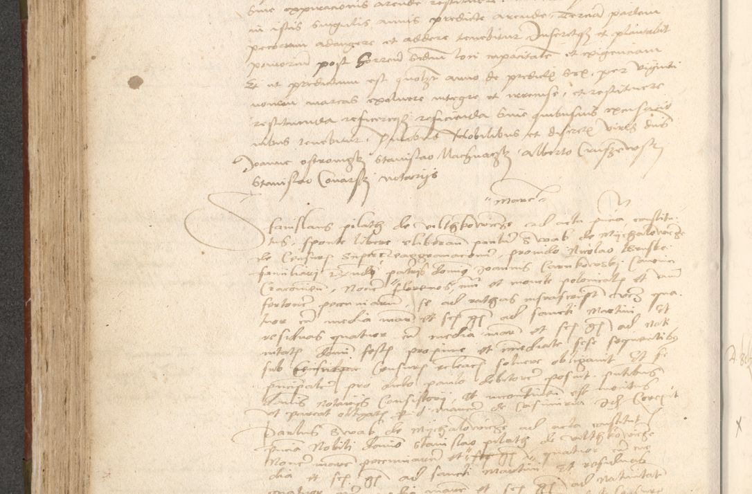 Zdjęcie nr 313 dla obiektu archiwalnego: Acta obligationum coram reverendo patre domino Thoma Rosnowsky canonico et officiali generali Cracoviensi ad annum Domini 1518