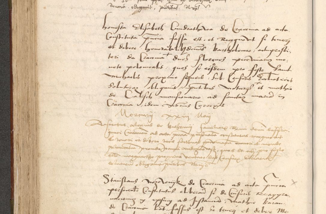 Zdjęcie nr 315 dla obiektu archiwalnego: Acta obligationum coram reverendo patre domino Thoma Rosnowsky canonico et officiali generali Cracoviensi ad annum Domini 1518