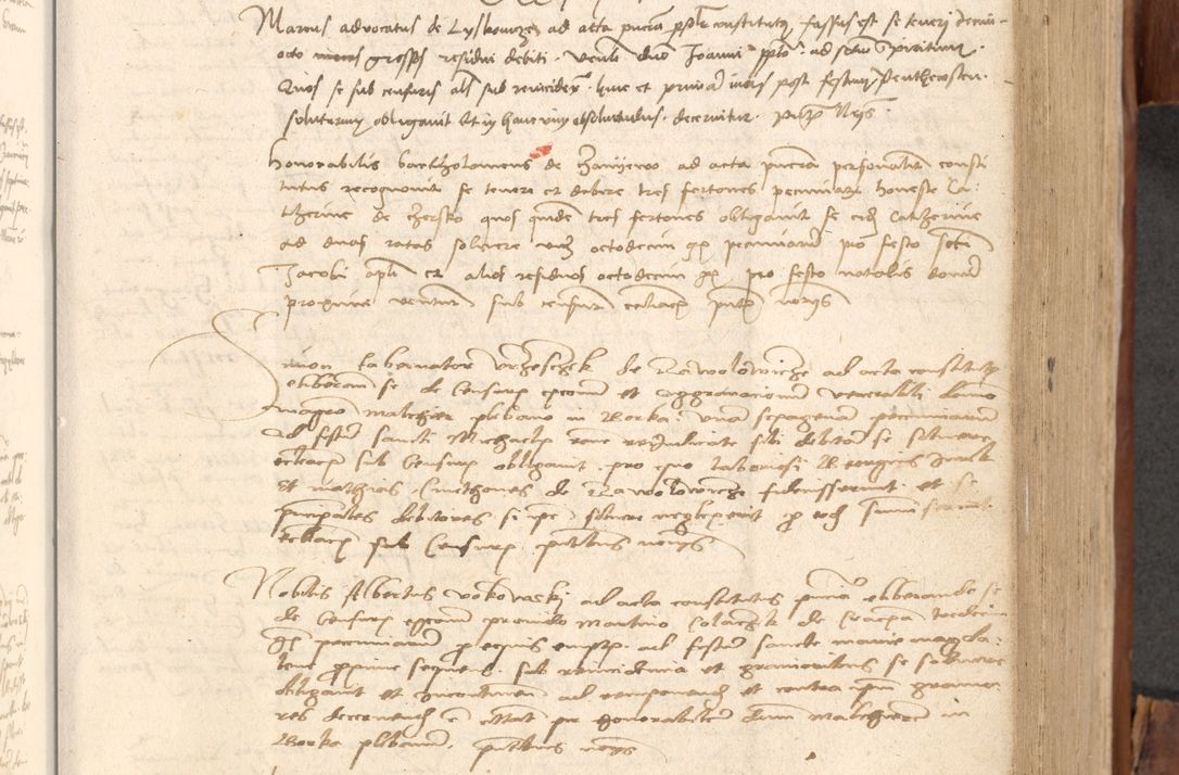 Zdjęcie nr 306 dla obiektu archiwalnego: Acta obligationum coram reverendo patre domino Thoma Rosnowsky canonico et officiali generali Cracoviensi ad annum Domini 1518