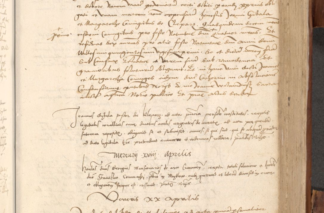 Zdjęcie nr 304 dla obiektu archiwalnego: Acta obligationum coram reverendo patre domino Thoma Rosnowsky canonico et officiali generali Cracoviensi ad annum Domini 1518