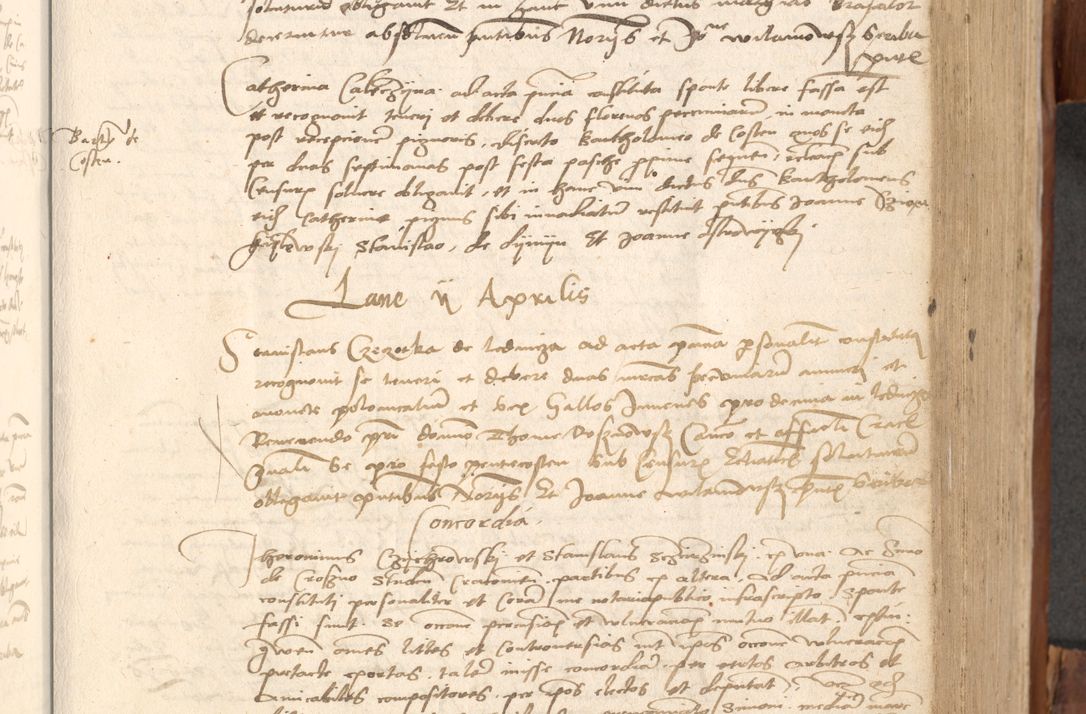 Zdjęcie nr 294 dla obiektu archiwalnego: Acta obligationum coram reverendo patre domino Thoma Rosnowsky canonico et officiali generali Cracoviensi ad annum Domini 1518