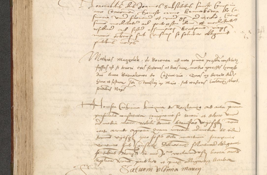 Zdjęcie nr 293 dla obiektu archiwalnego: Acta obligationum coram reverendo patre domino Thoma Rosnowsky canonico et officiali generali Cracoviensi ad annum Domini 1518