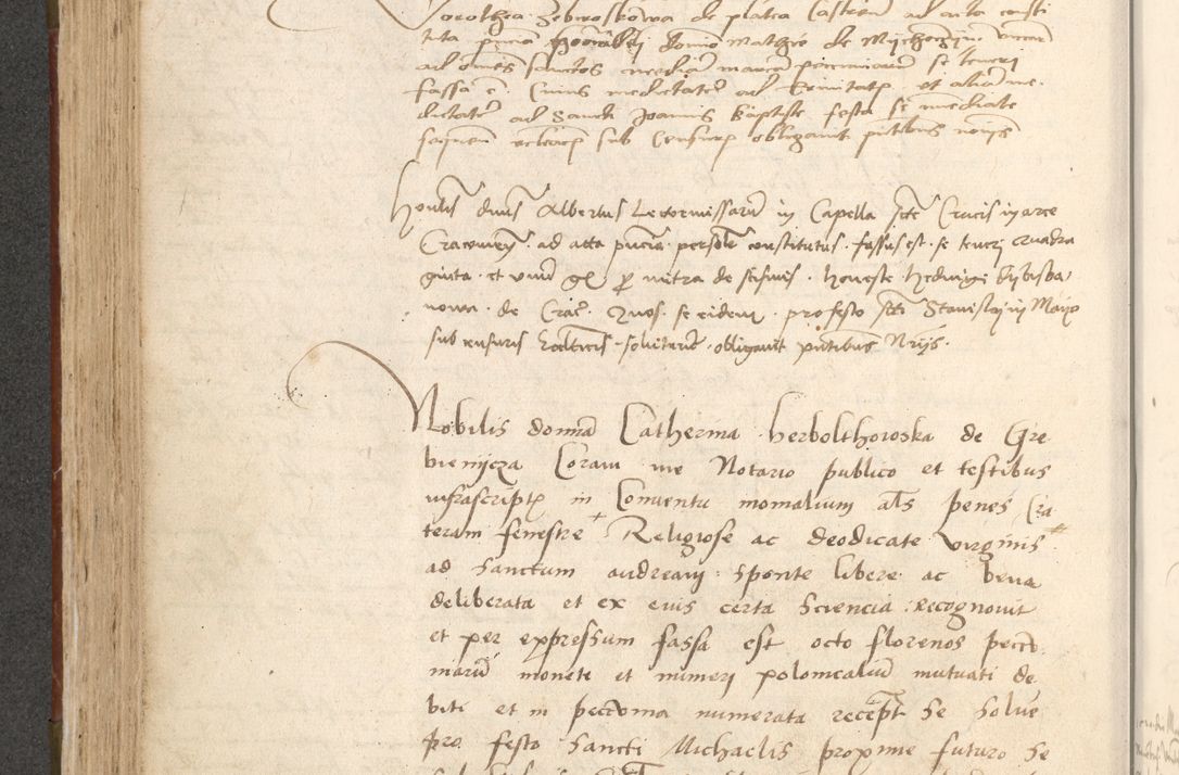 Zdjęcie nr 291 dla obiektu archiwalnego: Acta obligationum coram reverendo patre domino Thoma Rosnowsky canonico et officiali generali Cracoviensi ad annum Domini 1518