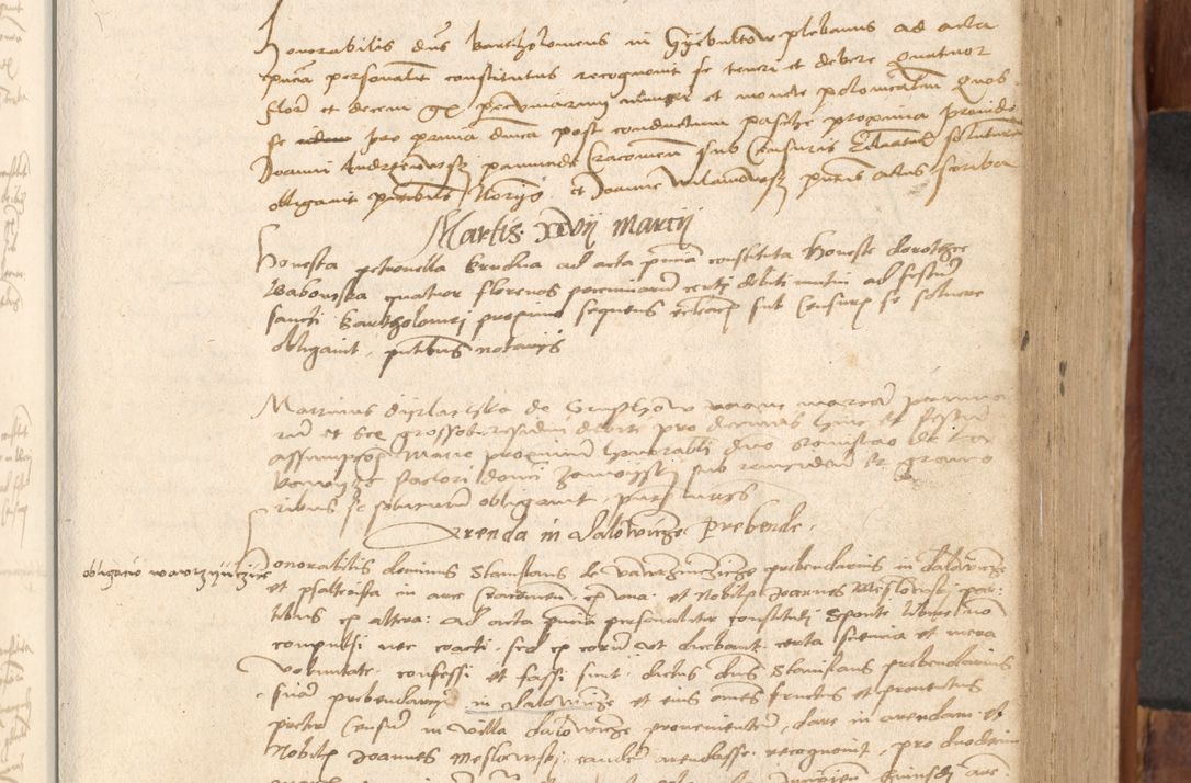 Zdjęcie nr 288 dla obiektu archiwalnego: Acta obligationum coram reverendo patre domino Thoma Rosnowsky canonico et officiali generali Cracoviensi ad annum Domini 1518