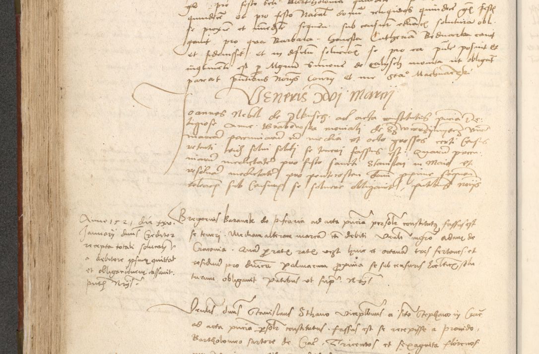 Zdjęcie nr 283 dla obiektu archiwalnego: Acta obligationum coram reverendo patre domino Thoma Rosnowsky canonico et officiali generali Cracoviensi ad annum Domini 1518
