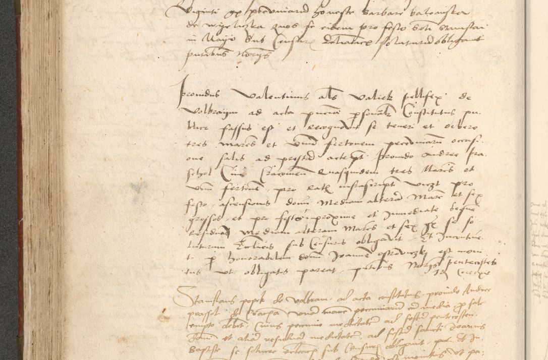 Zdjęcie nr 285 dla obiektu archiwalnego: Acta obligationum coram reverendo patre domino Thoma Rosnowsky canonico et officiali generali Cracoviensi ad annum Domini 1518