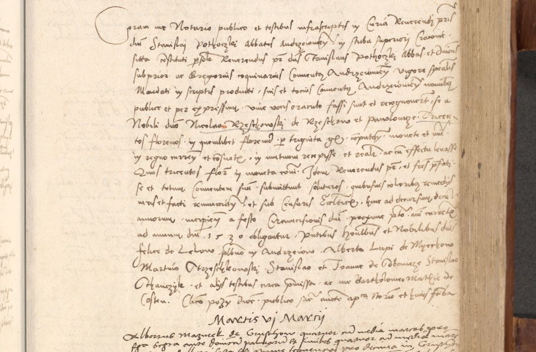 Zdjęcie nr 274 dla obiektu archiwalnego: Acta obligationum coram reverendo patre domino Thoma Rosnowsky canonico et officiali generali Cracoviensi ad annum Domini 1518