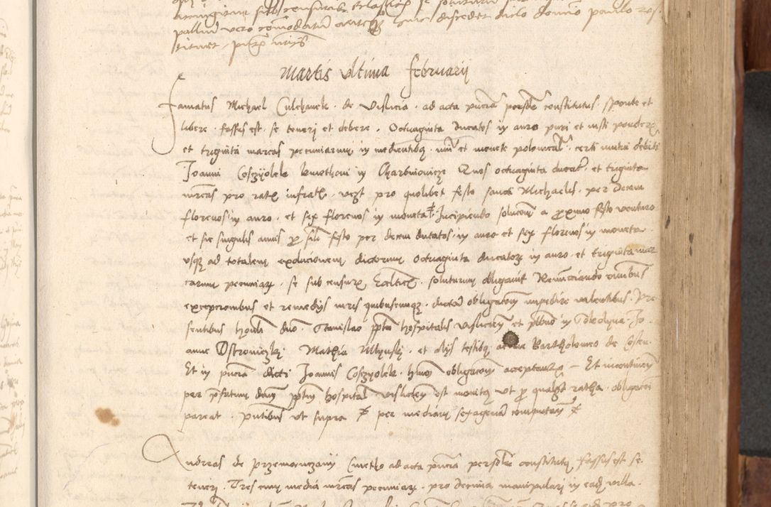 Zdjęcie nr 268 dla obiektu archiwalnego: Acta obligationum coram reverendo patre domino Thoma Rosnowsky canonico et officiali generali Cracoviensi ad annum Domini 1518