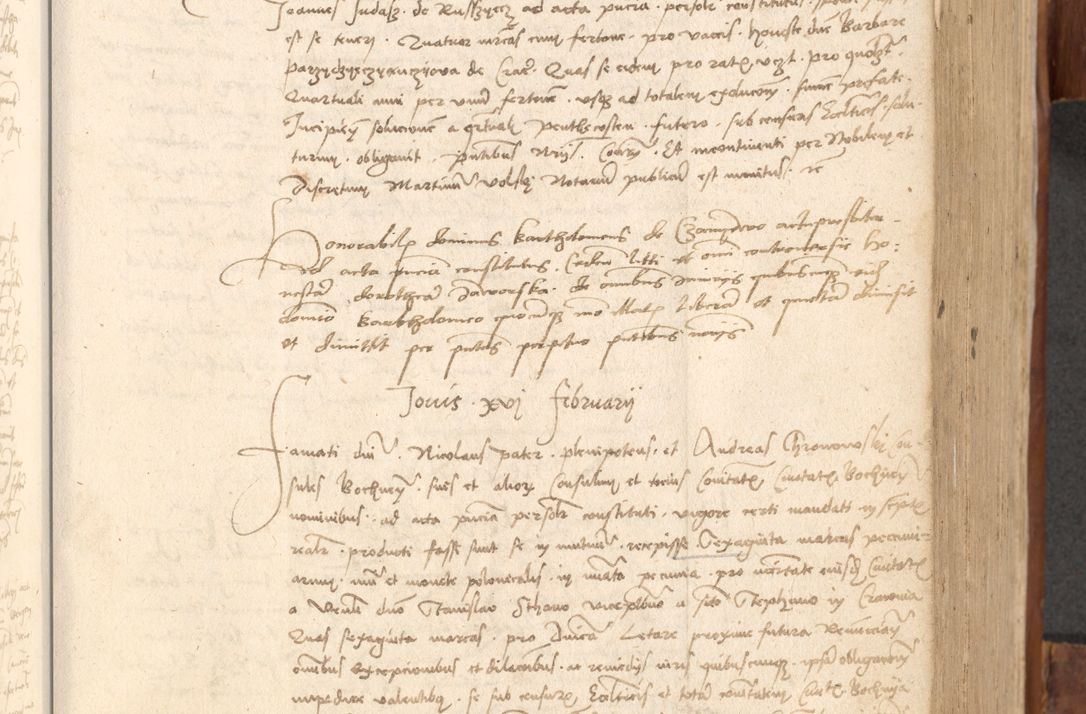 Zdjęcie nr 262 dla obiektu archiwalnego: Acta obligationum coram reverendo patre domino Thoma Rosnowsky canonico et officiali generali Cracoviensi ad annum Domini 1518