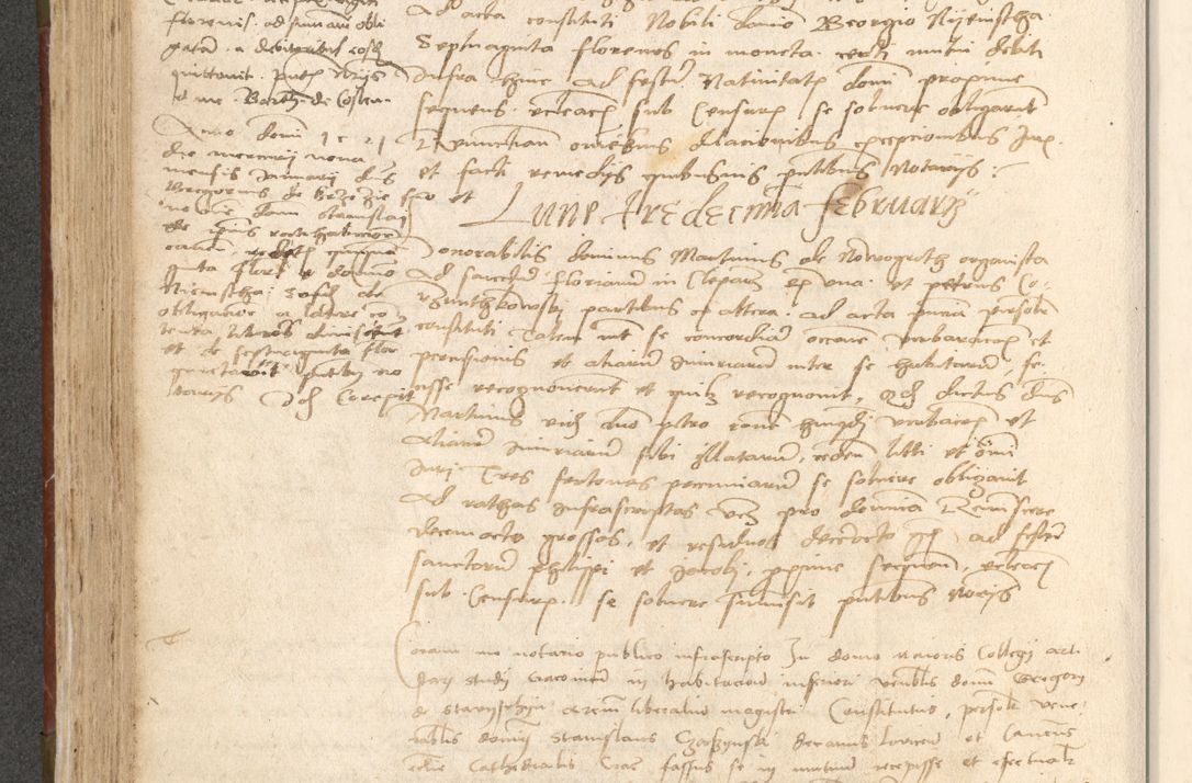 Zdjęcie nr 261 dla obiektu archiwalnego: Acta obligationum coram reverendo patre domino Thoma Rosnowsky canonico et officiali generali Cracoviensi ad annum Domini 1518