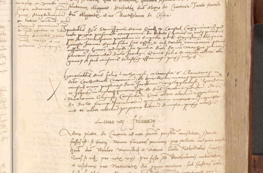 Zdjęcie nr 258 dla obiektu archiwalnego: Acta obligationum coram reverendo patre domino Thoma Rosnowsky canonico et officiali generali Cracoviensi ad annum Domini 1518