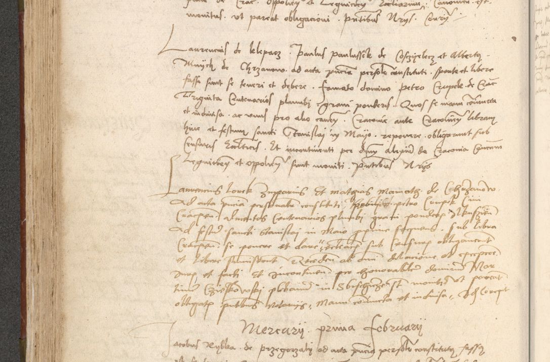 Zdjęcie nr 257 dla obiektu archiwalnego: Acta obligationum coram reverendo patre domino Thoma Rosnowsky canonico et officiali generali Cracoviensi ad annum Domini 1518