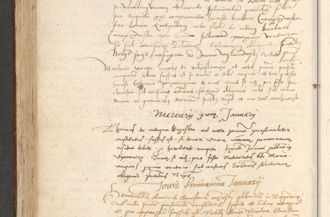 Zdjęcie nr 247 dla obiektu archiwalnego: Acta obligationum coram reverendo patre domino Thoma Rosnowsky canonico et officiali generali Cracoviensi ad annum Domini 1518