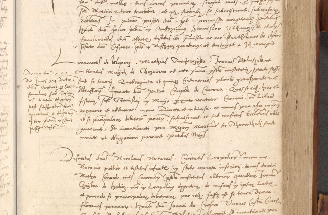 Zdjęcie nr 246 dla obiektu archiwalnego: Acta obligationum coram reverendo patre domino Thoma Rosnowsky canonico et officiali generali Cracoviensi ad annum Domini 1518