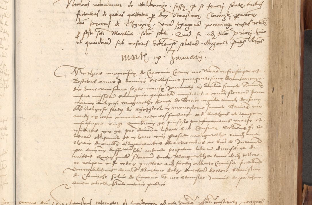Zdjęcie nr 244 dla obiektu archiwalnego: Acta obligationum coram reverendo patre domino Thoma Rosnowsky canonico et officiali generali Cracoviensi ad annum Domini 1518