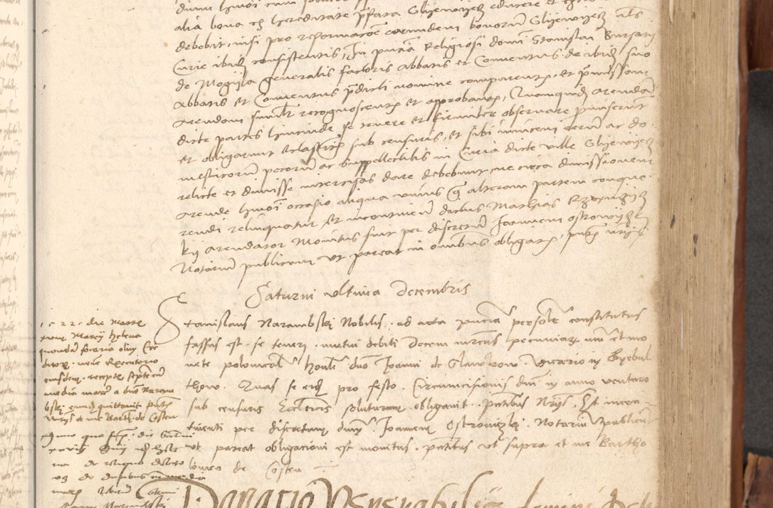 Zdjęcie nr 240 dla obiektu archiwalnego: Acta obligationum coram reverendo patre domino Thoma Rosnowsky canonico et officiali generali Cracoviensi ad annum Domini 1518
