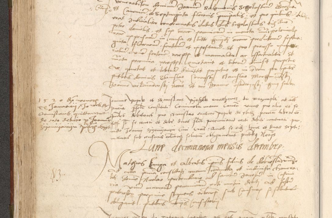 Zdjęcie nr 235 dla obiektu archiwalnego: Acta obligationum coram reverendo patre domino Thoma Rosnowsky canonico et officiali generali Cracoviensi ad annum Domini 1518