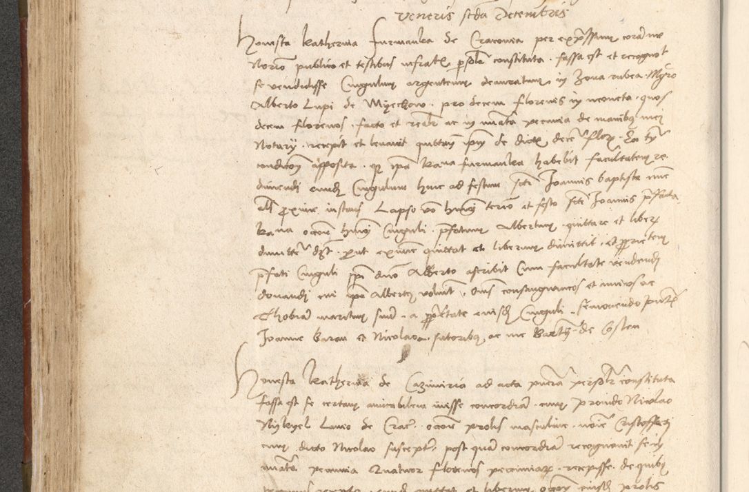 Zdjęcie nr 233 dla obiektu archiwalnego: Acta obligationum coram reverendo patre domino Thoma Rosnowsky canonico et officiali generali Cracoviensi ad annum Domini 1518